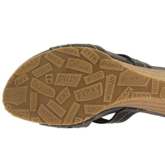 Cordani Black Slip On Slides Sandal Size 37 US 7 Leather Summer New - Picture 4 of 8